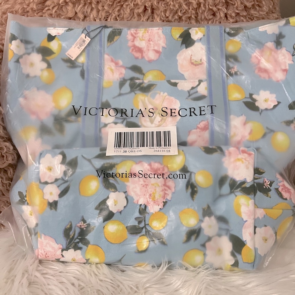 Victorias Secret floral tote